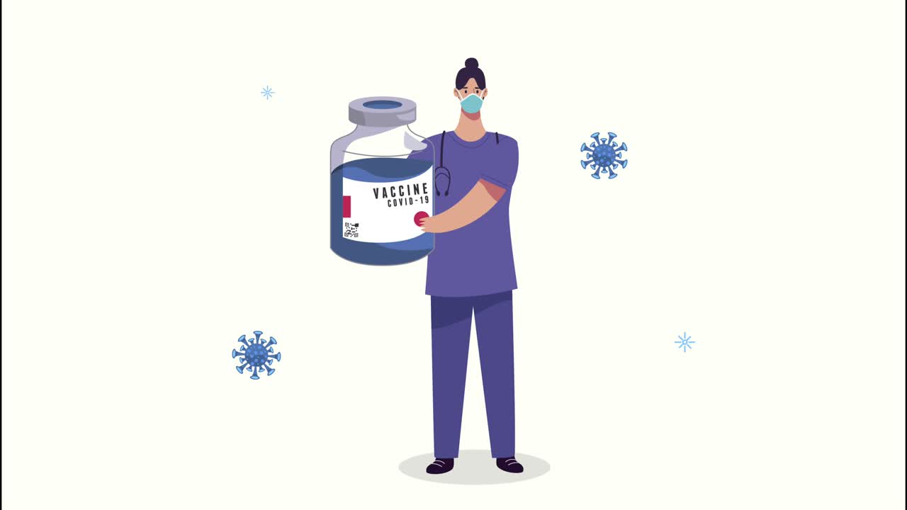 nurse lifting covid19 vaccine vial