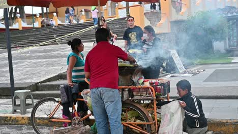 roasted elotes in mexico pueblos magicos