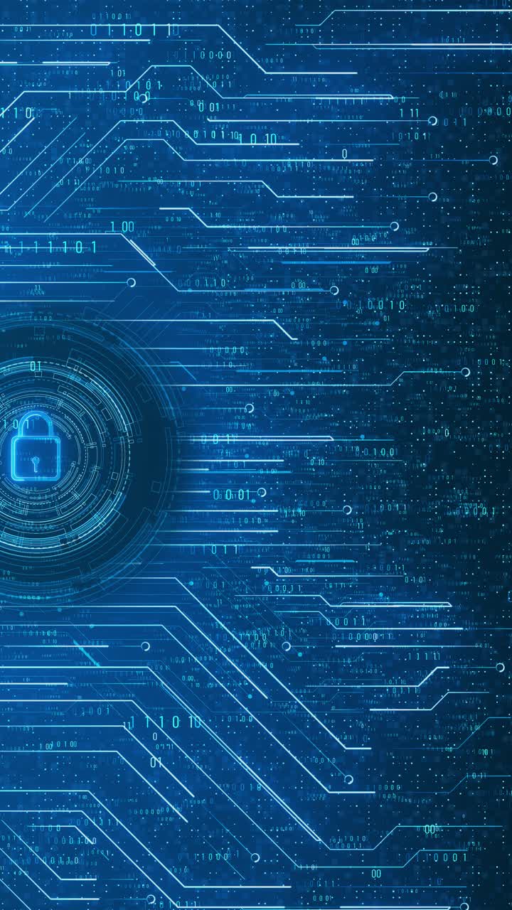 Digital cyberspace particles technology matrix abstract background data protection protect internet