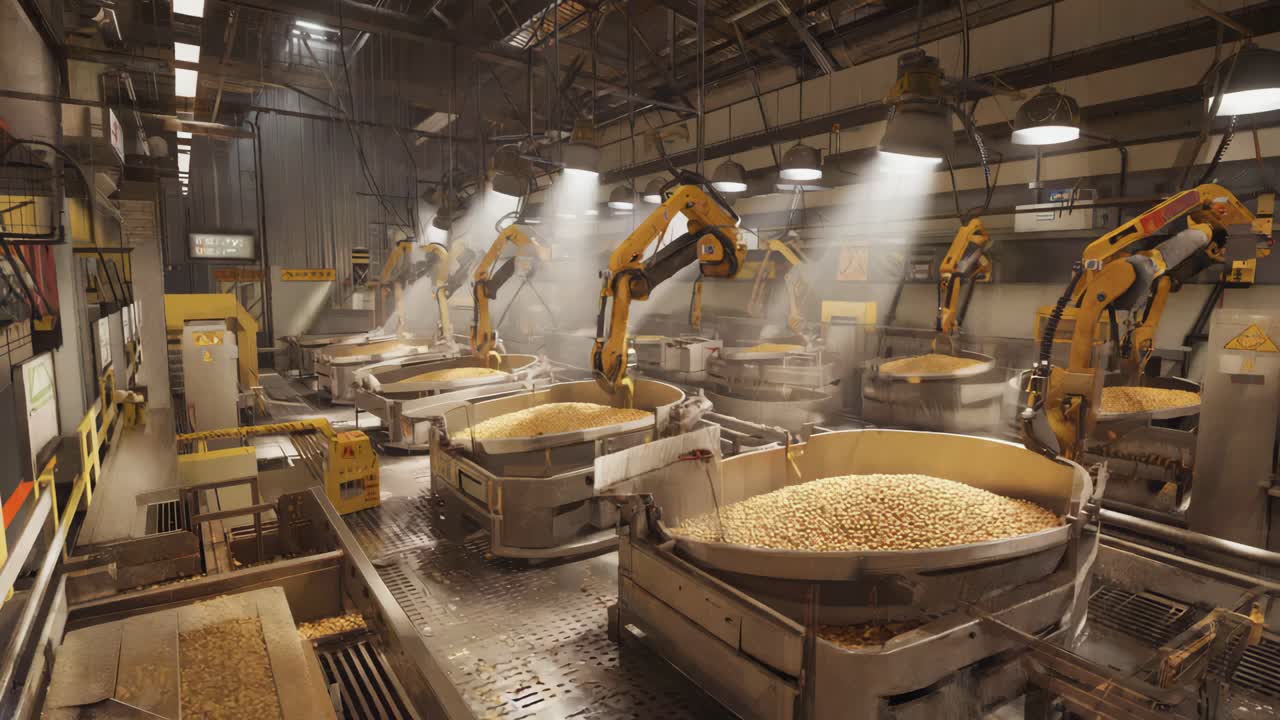 Automated Food Processing Factory