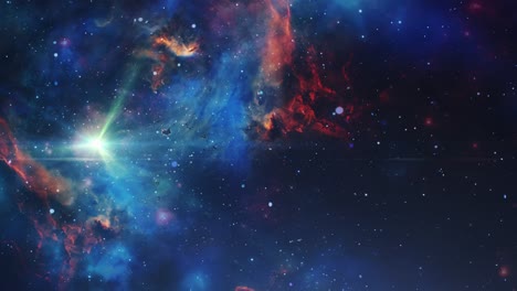 fondo abstracto de la nebulosa del espacio profundo, universo 4k