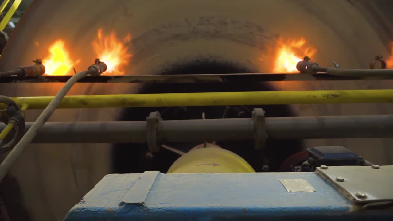 플레어와 함께 산업 기계