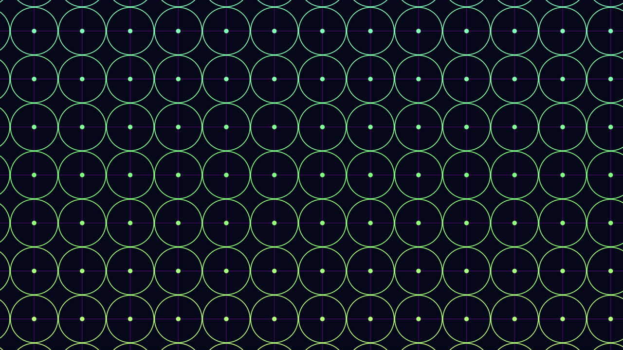 Spiraling symmetry black and purple circles pattern on a dark background