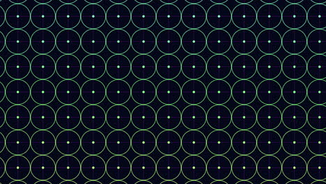 spiraling symmetry black and purple circles pattern on a dark background