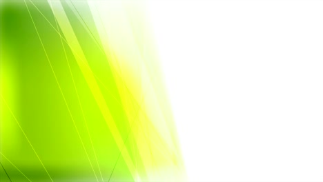 animación de video de rayas verdes brillantes abstractas