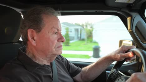 senior-citizen-drives-past-homes-in-his-subdivision-on-his-way-to-work