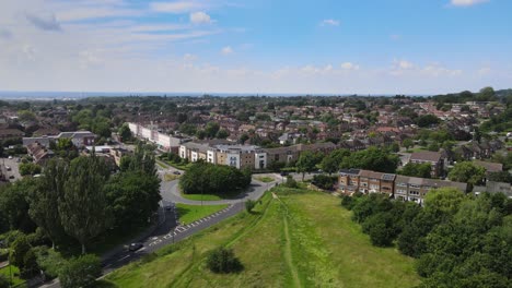 Chingford-Hatch-East-London-Waltham-Forest-Aumento-De-Imágenes-De-Drones-4k