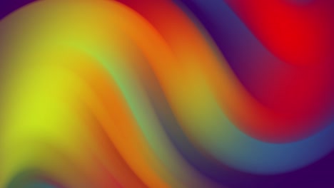 colorido brillante bucle sin costuras torcido gradiente fondo.3d hacer filas coloridas púrpura rojo amarillo azul rayas ondulantes