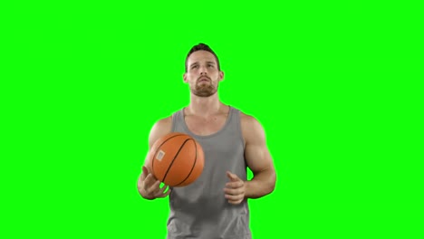 Player-playing-basketball