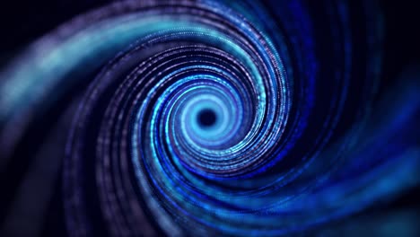 fondo abstracto de partículas de círculo azul