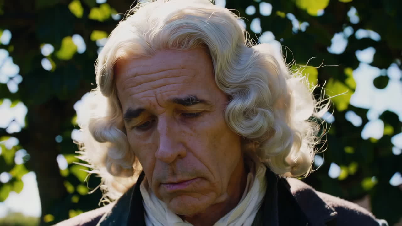 Historical Scene in a Garden