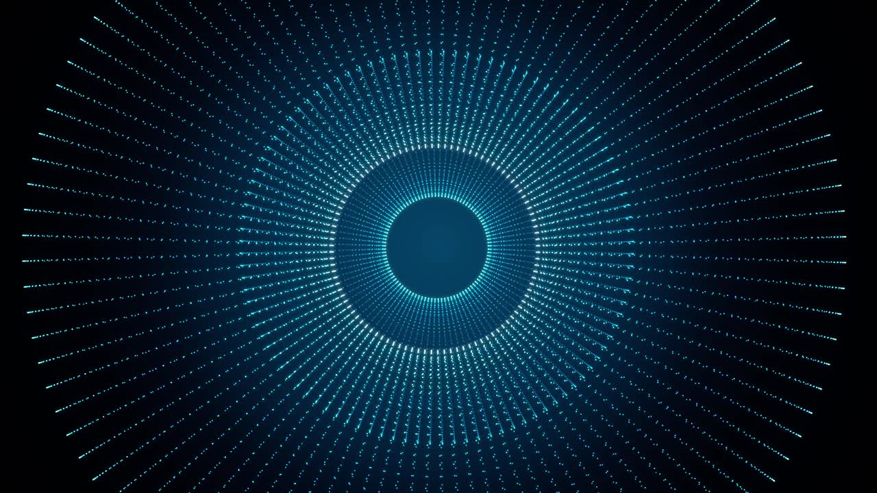 fondo del túnel de círculo brillante abstracto