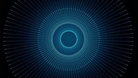 abstract glowing circle tunnel background