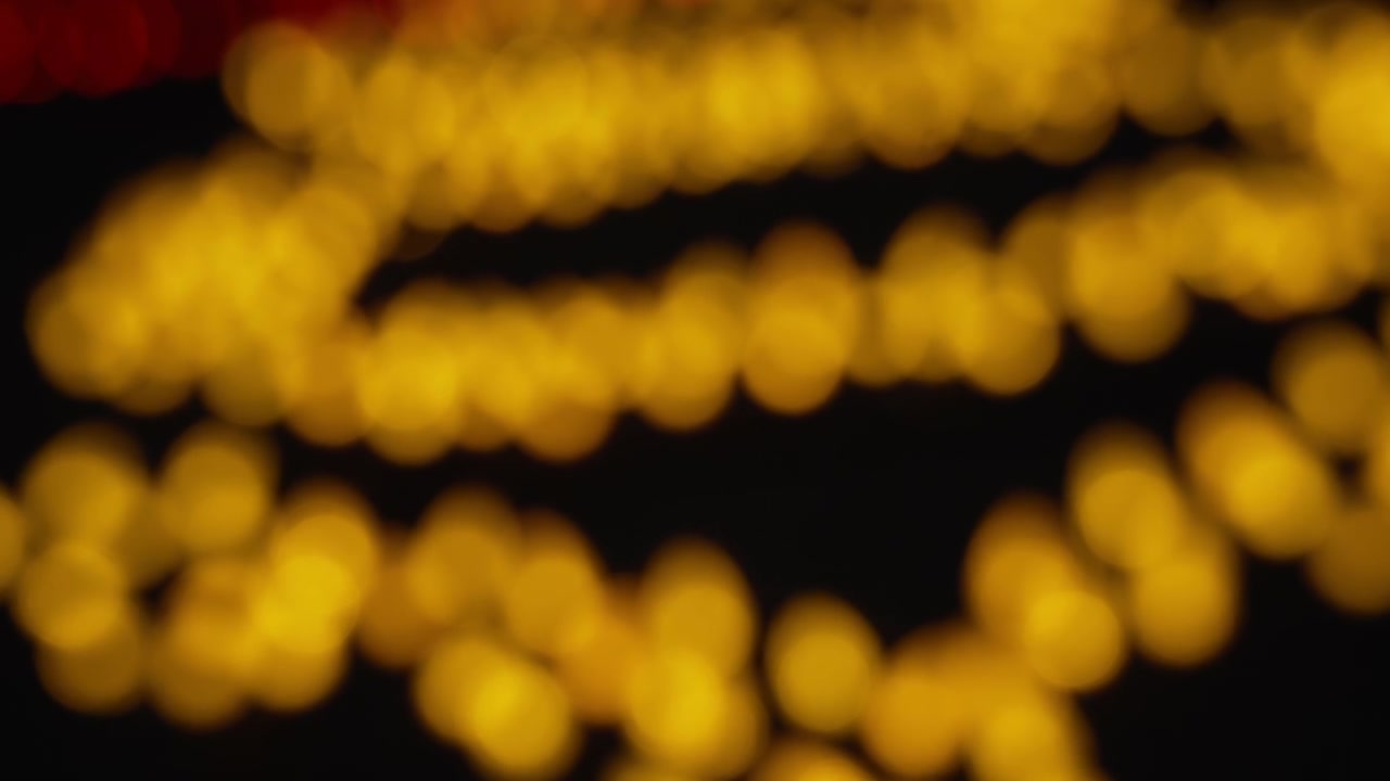 Bokeh luci sfondo giallo