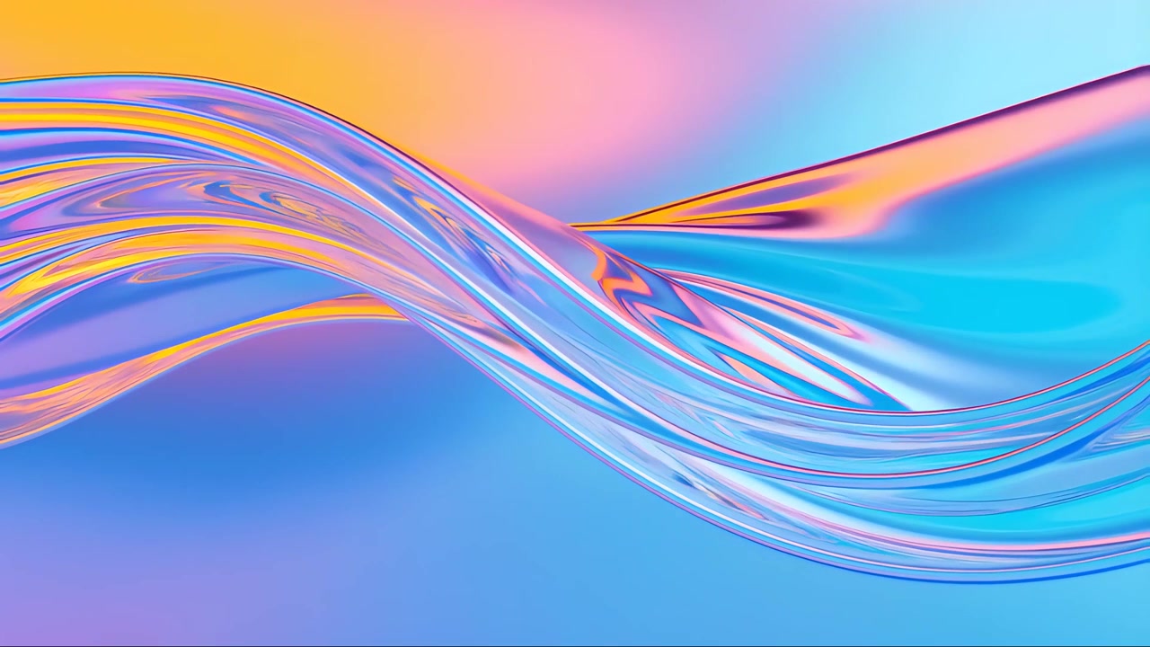 Abstract Fluid Motion Background 4K