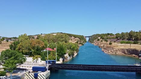 Bridges-spanning,-transportation-infrastructure,-road-links,-Greece