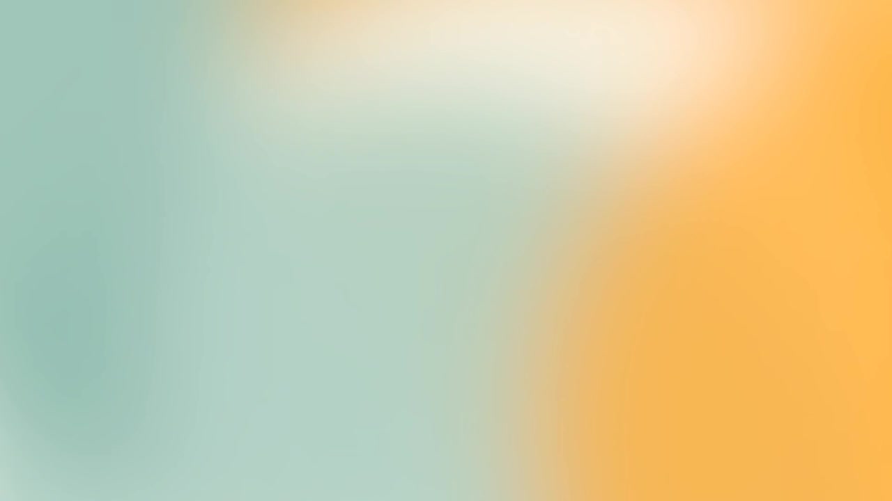 Abstract Blurred Background with Soft Teal and Warm Yellow Tones
