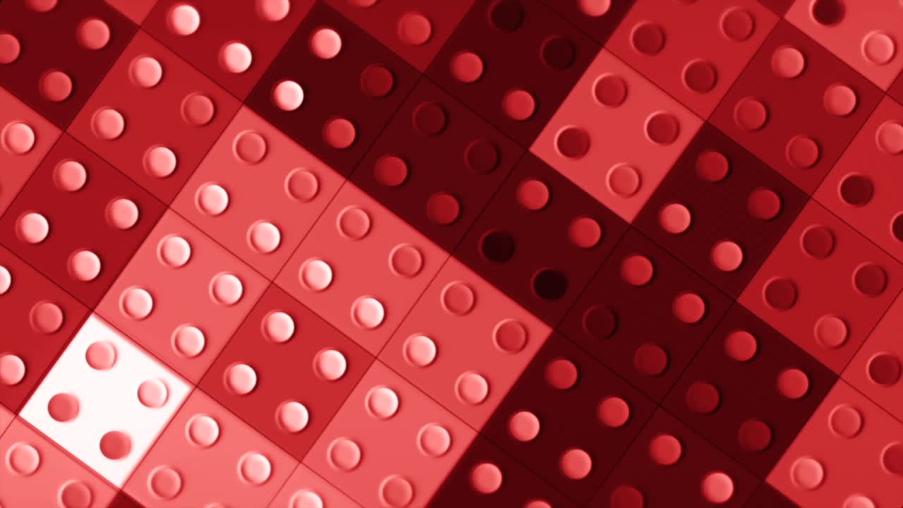 Abstract Red Geometric Pattern