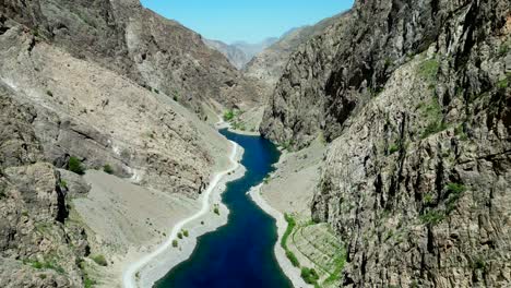 haftkul or seven lakes in fann mountains in tajikistan