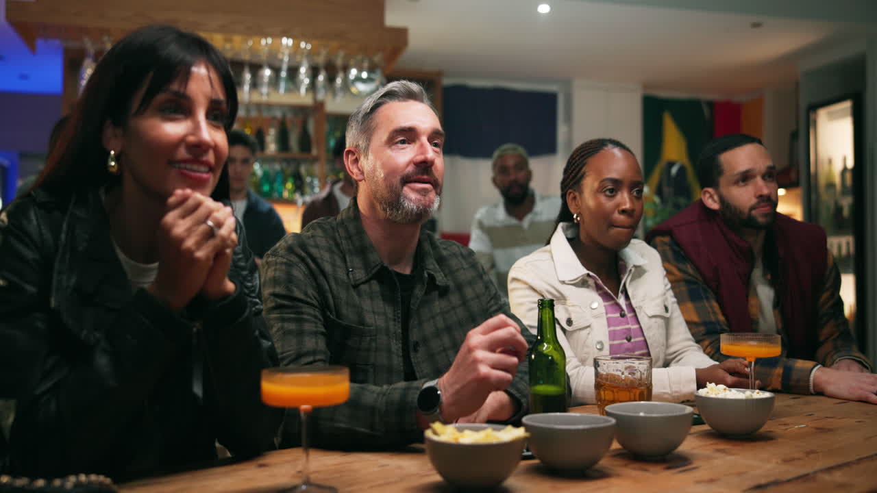 Friends Celebrating a Sports Victory Together