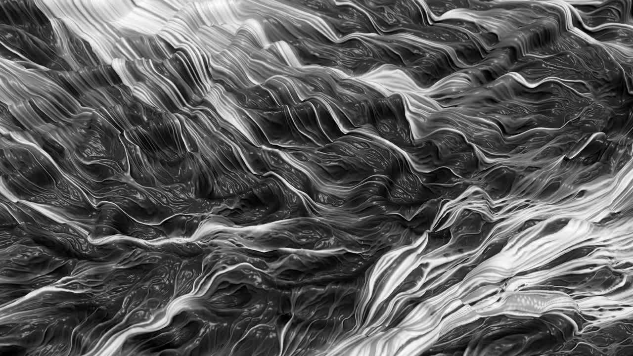 abstracta y ondulada superficie alienígena.