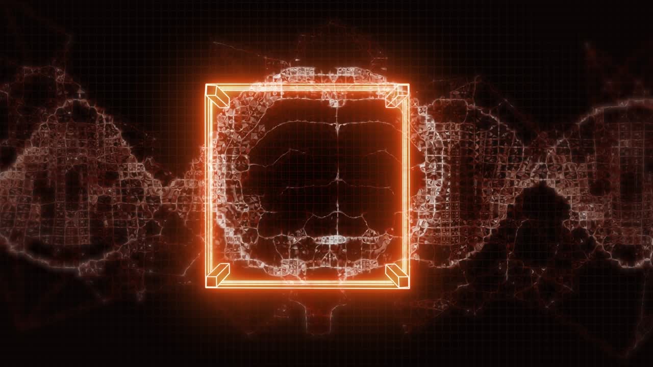 Animation of human brain spinning and scope scanning