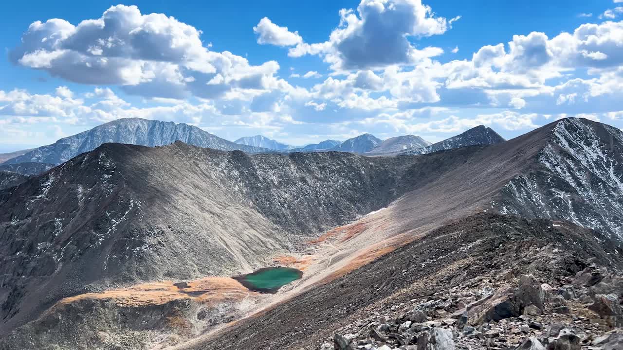 View from top of mountain in Colorado