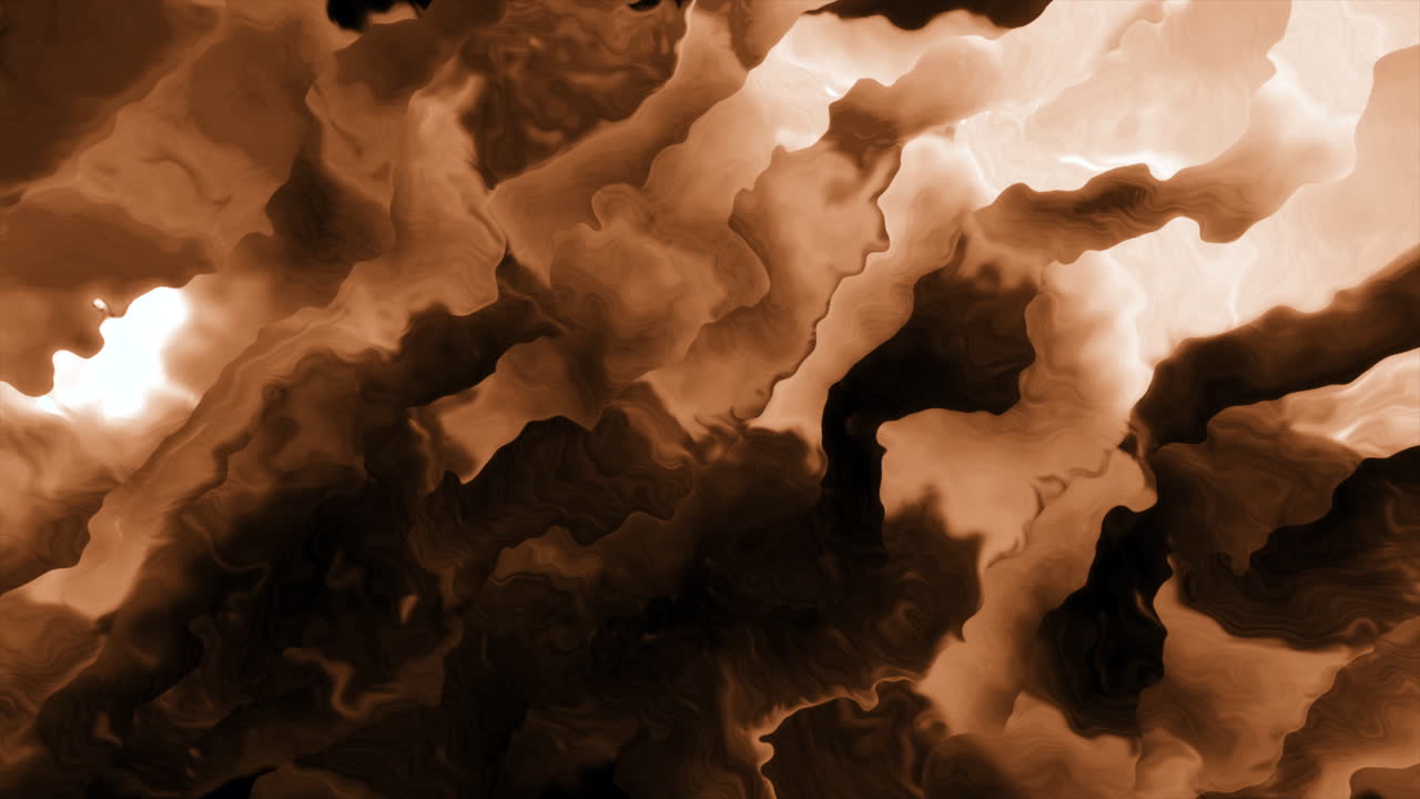 arte fluido abstracto marrón y naranja