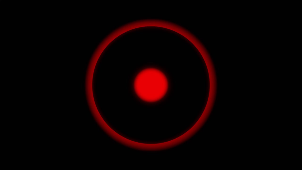 Abstract red circle