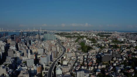 la vista aérea de yokohama
