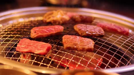 meat grilling on a barbecue in melbourne