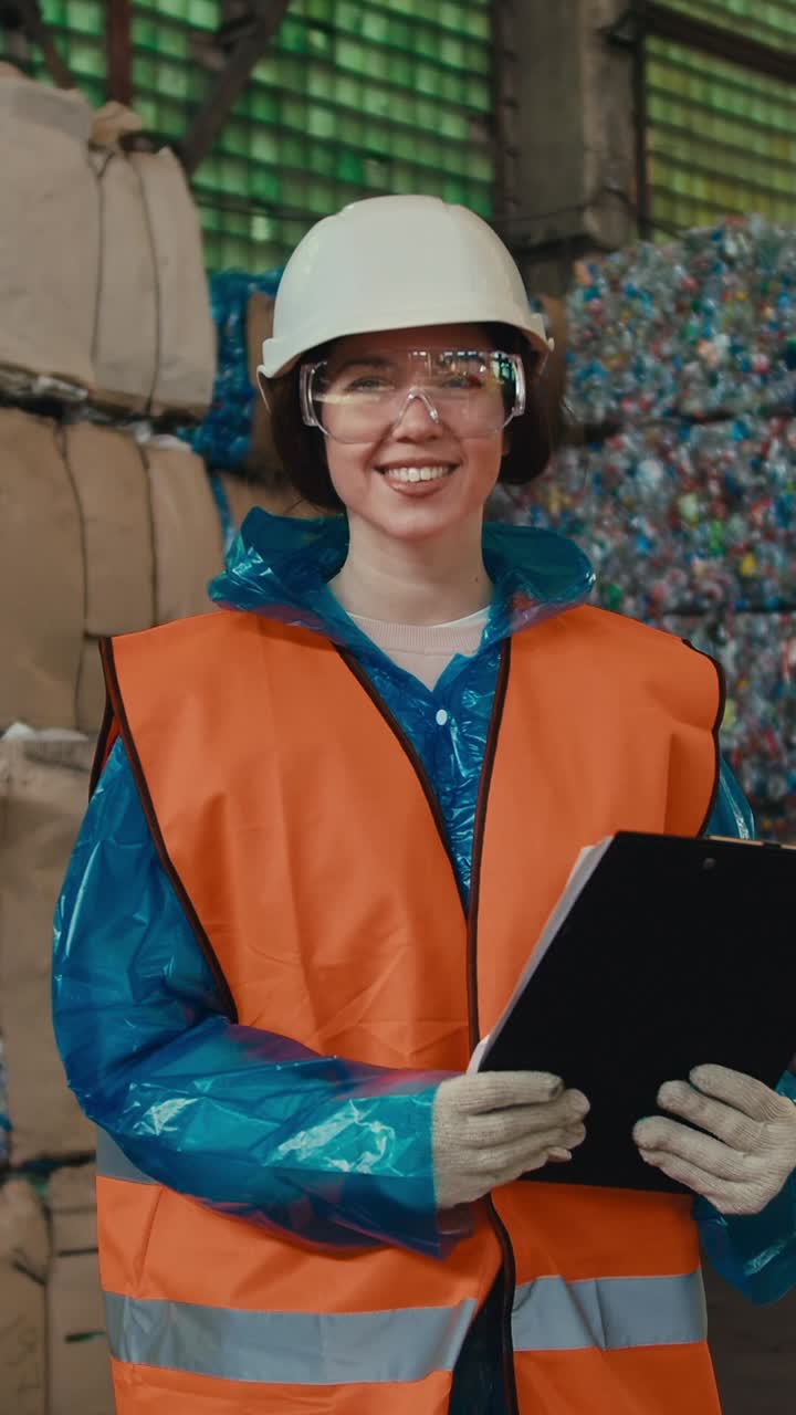 Recycling Plant Worker