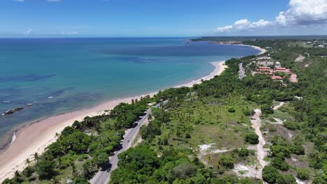 curuipe beach in porto seguro bahia brazil