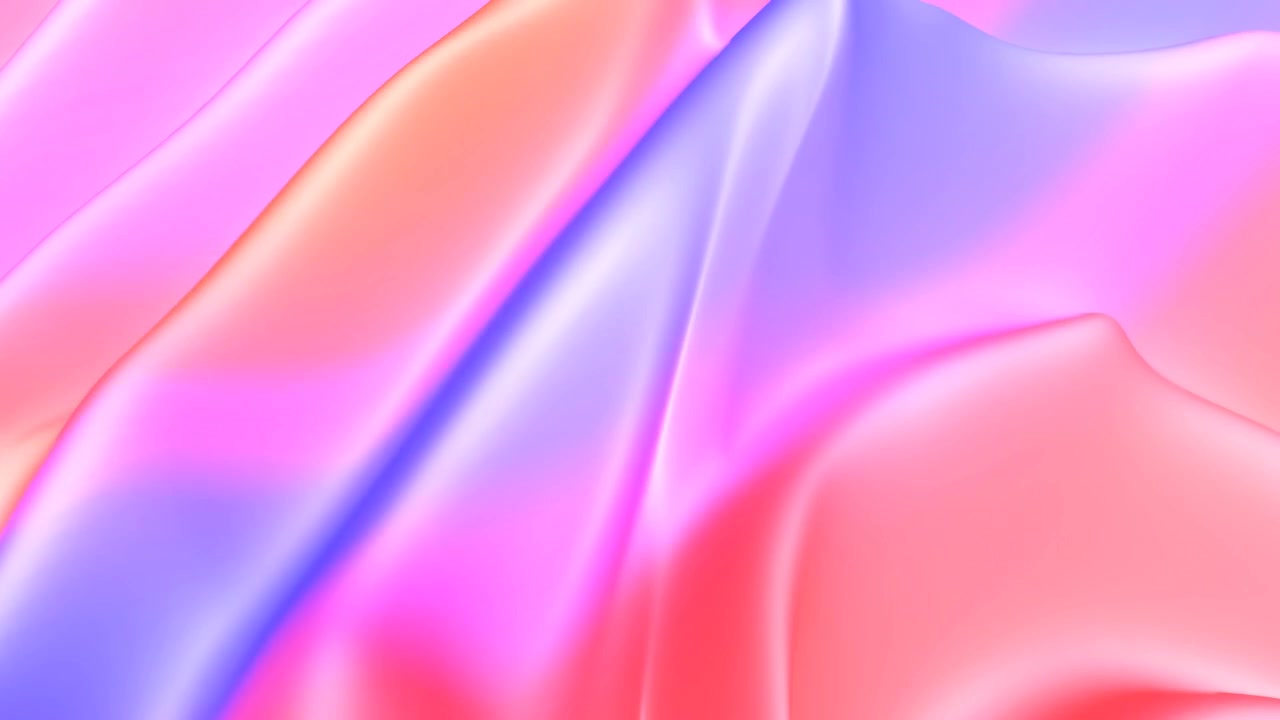 Abstract Soft Iridescent Fluid Silk Fabric Texture Background