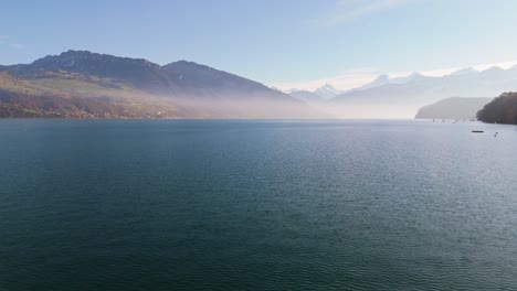 serene alpine lake scenery