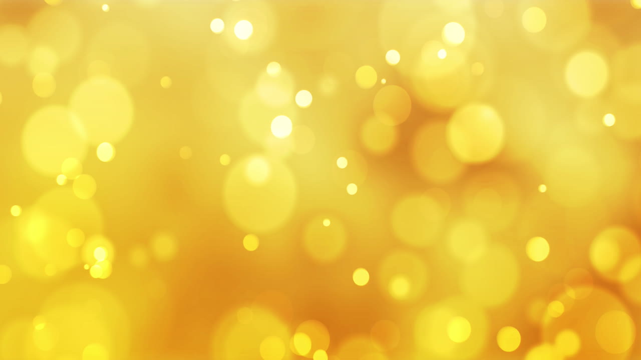 추상적인 배경에서 움직이는 조명된 비 초점 렌즈 플레어의 애니메이션