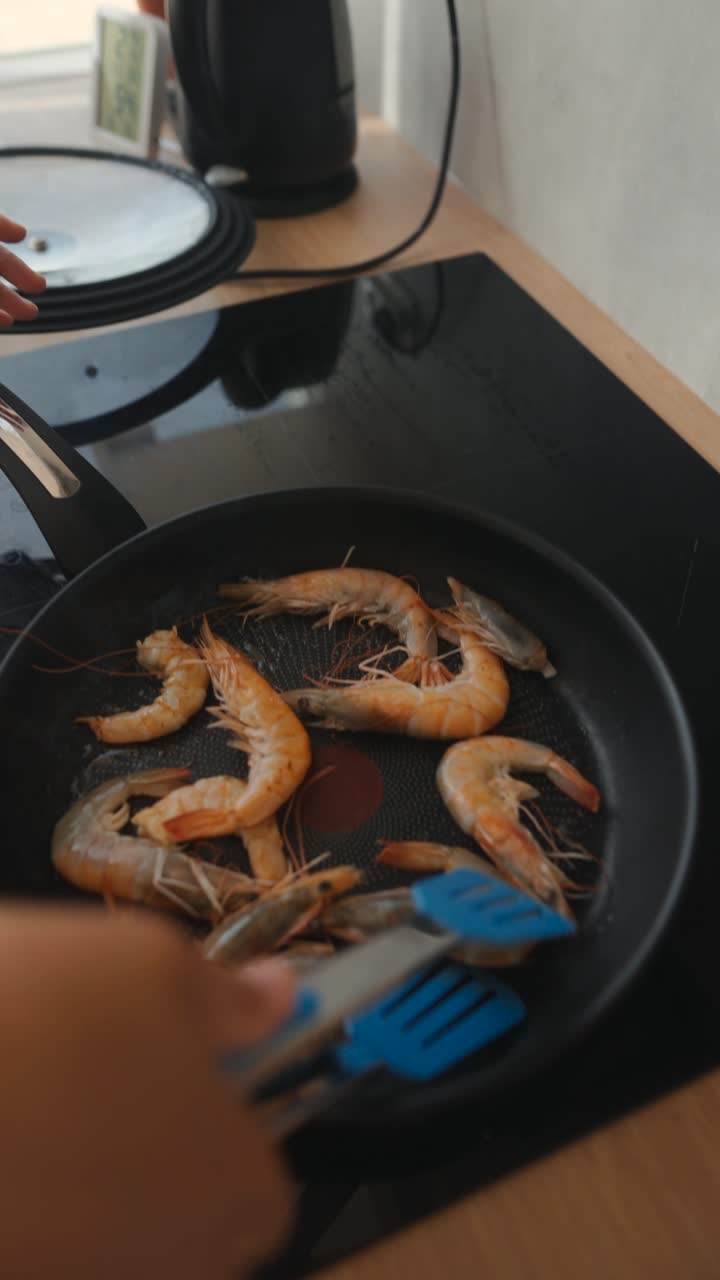 fritura de camarones