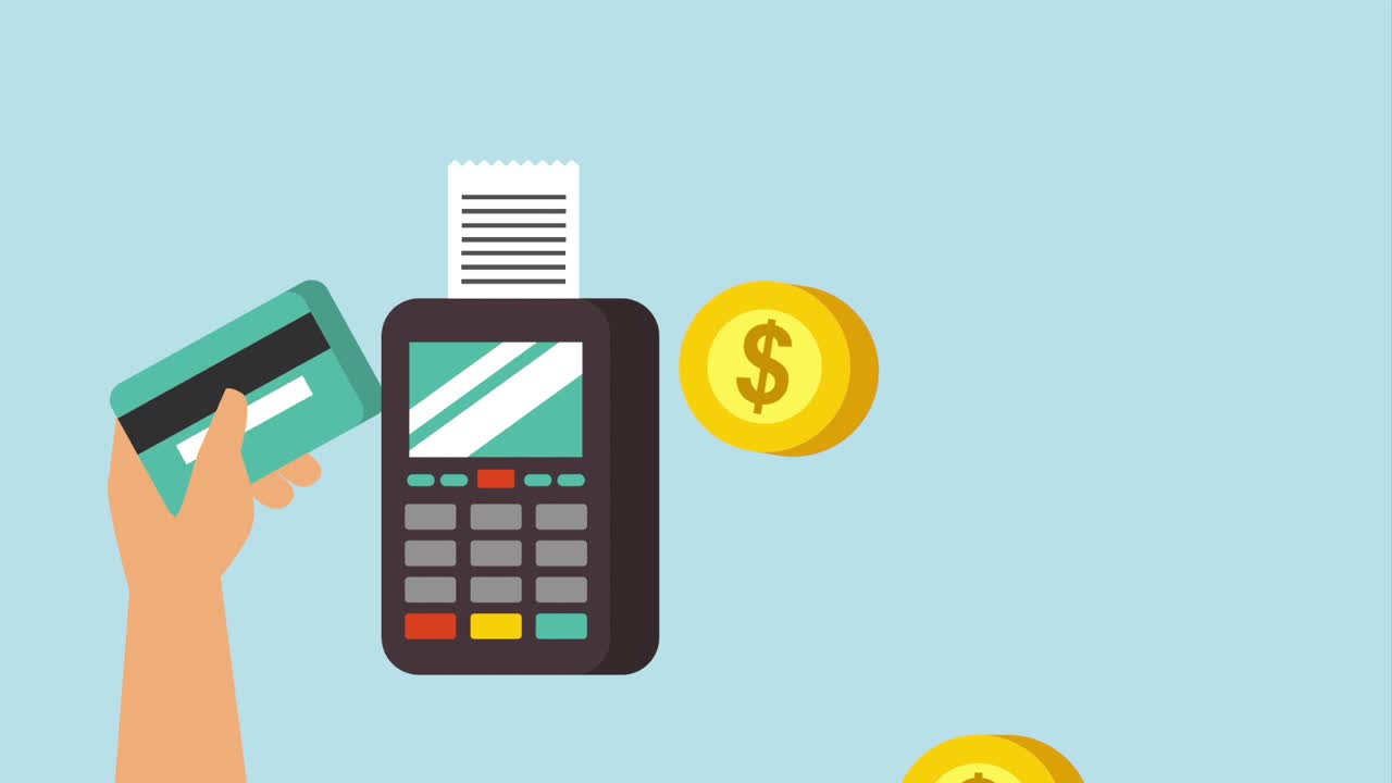 모바일 결제 온라인 애니메이션