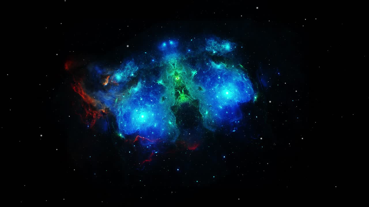 nebulosa en el universo y las estrellas