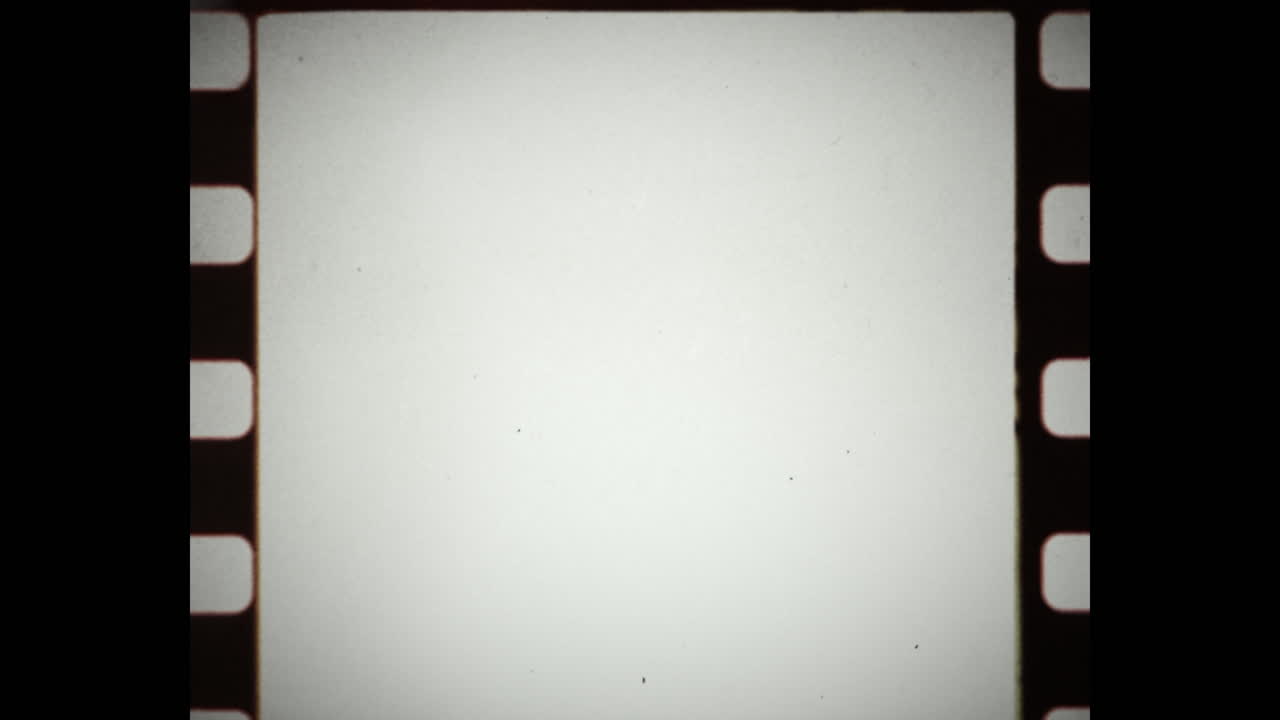 marco de película en blanco