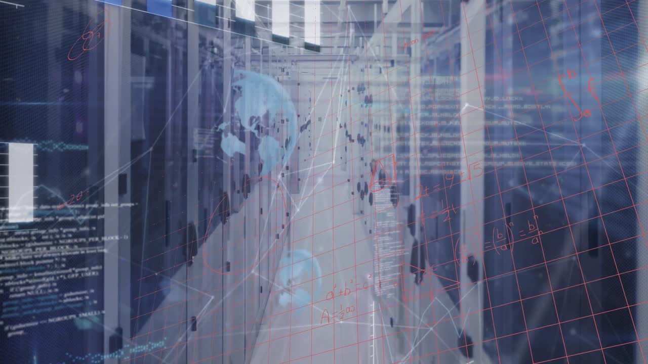 수학 방정식의 애니메이션과 서버  ⁇ 에서 데이터 처리