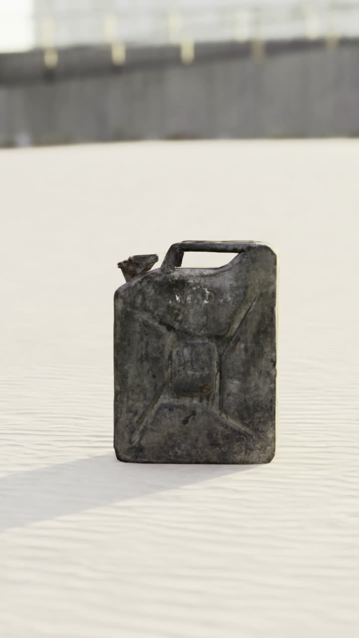 A weathered canister rests quietly