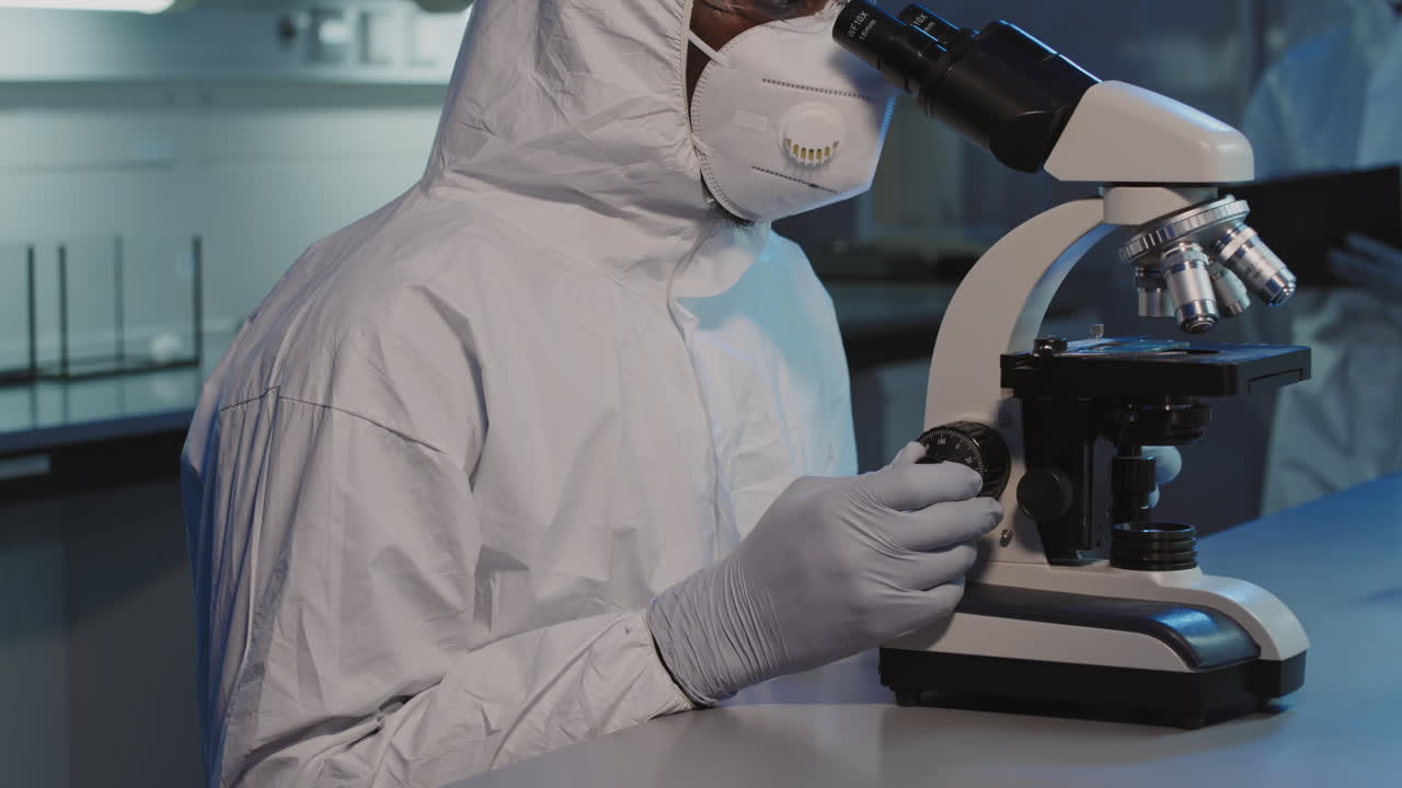 Black Male Epidemiologist Studying Sample