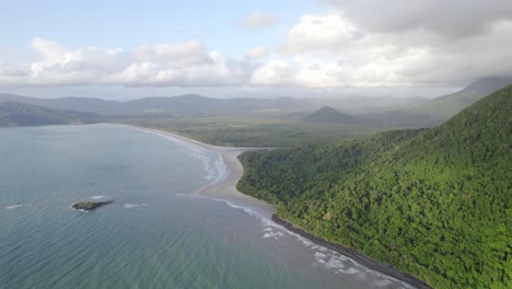 Parque-Nacional-Snapper-Island-Cerca-De-La-Desembocadura-Del-Río-Daintree-En-Queensland,-Australia