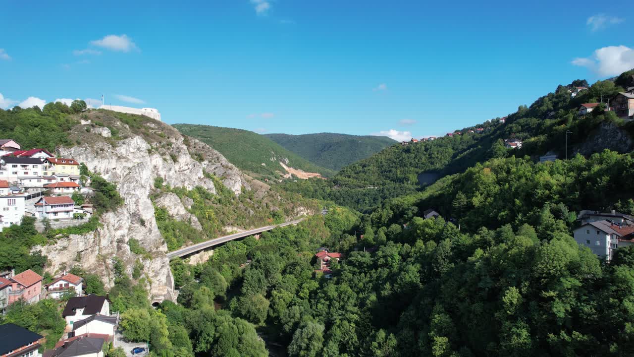 sarajevo verde, vista aérea de bosnia