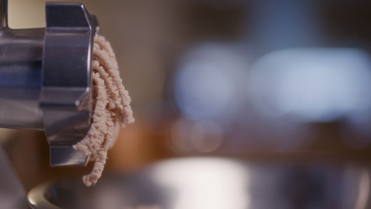 고기 가루 는 고기 와 함께 신선 한 고기 를 는다