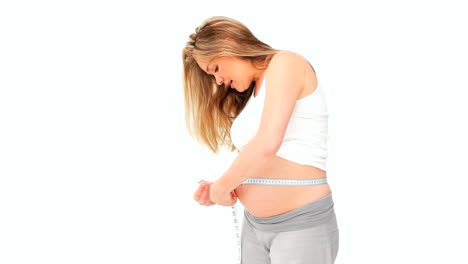 lovely expecting woman