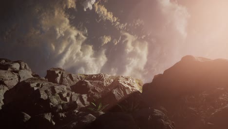 view-above-cloudscape-and-mountains