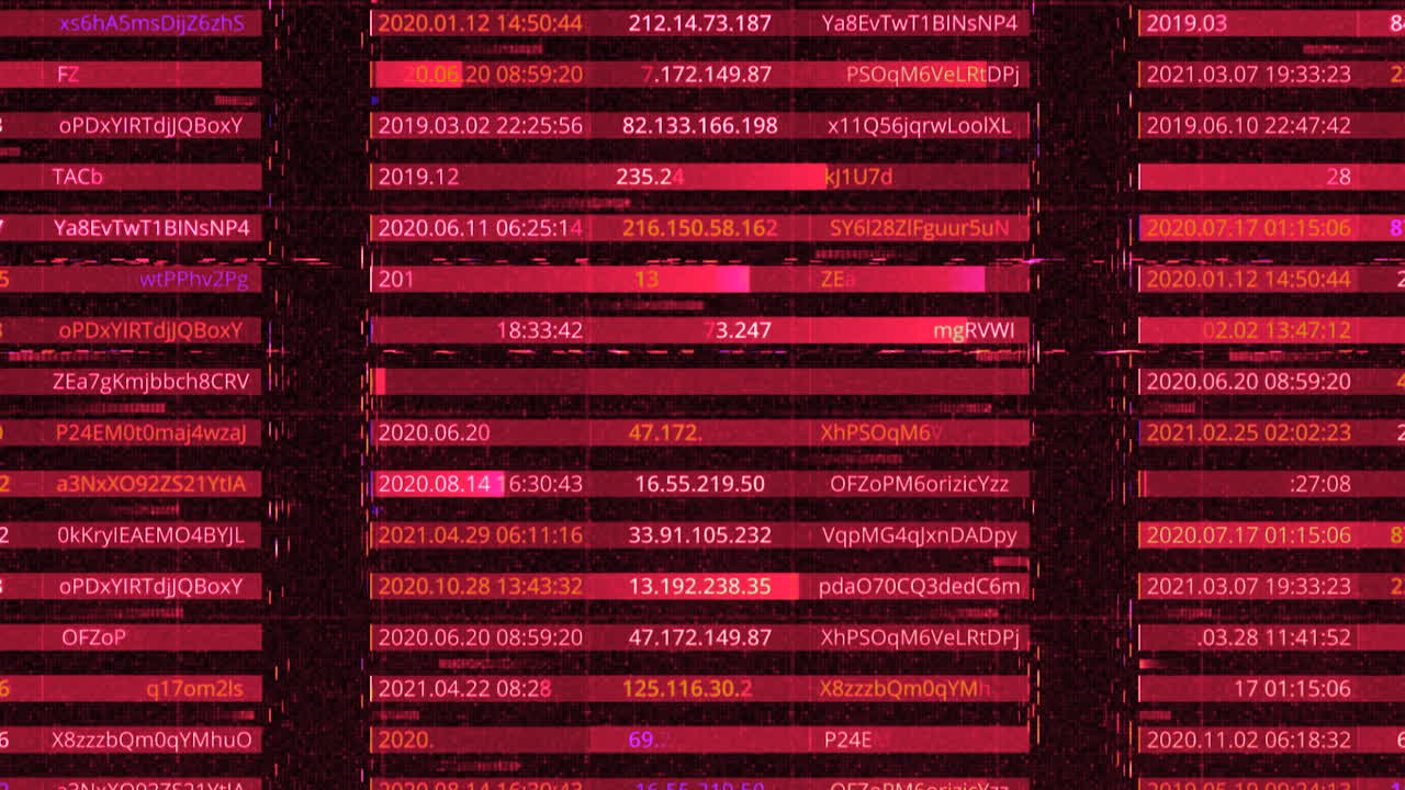 visualización de datos digitales abstractos