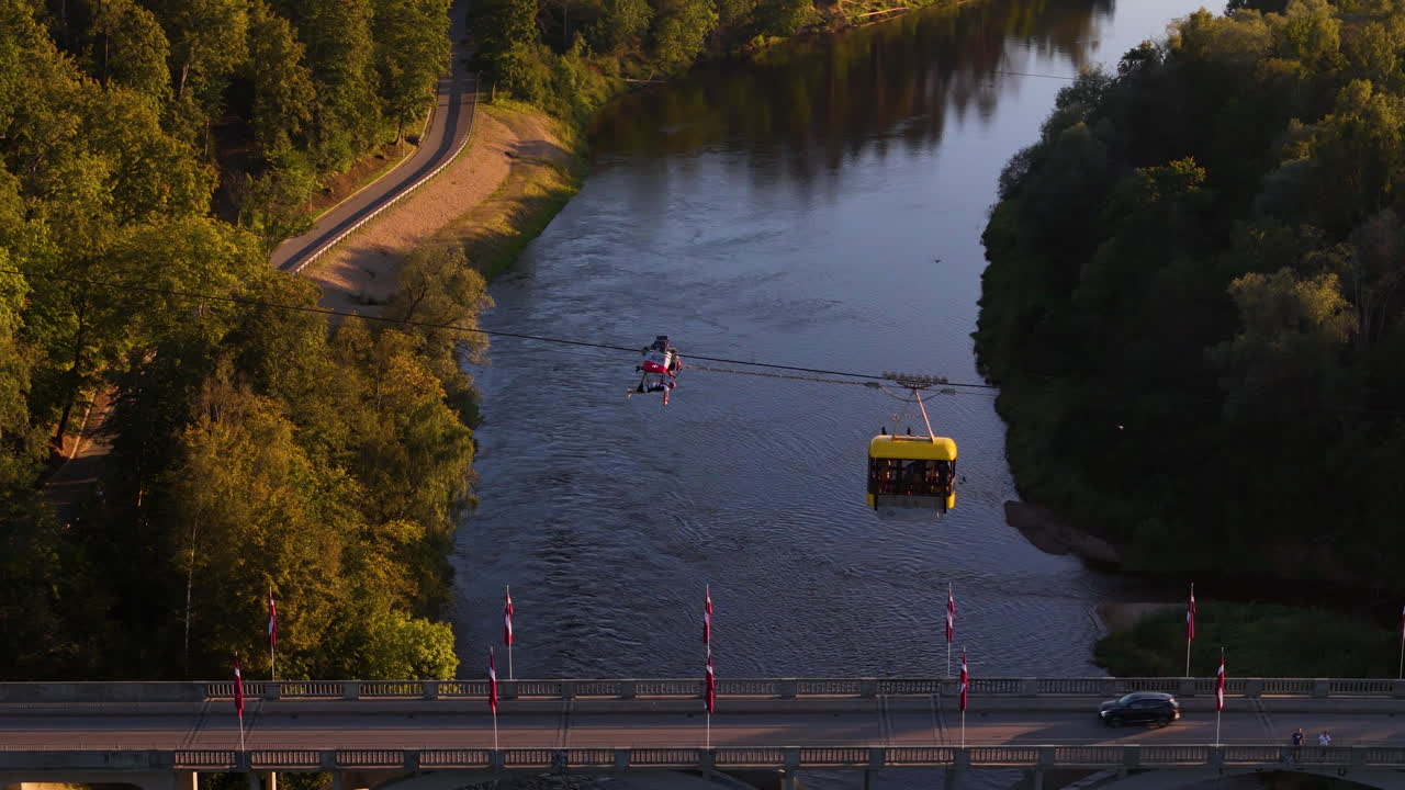 Sigulda Adventures: Scenic Cable Car Tours And Turbo Zerglis (Flying Zipline) In Sigulda, Latvia; Travel, Leisure, Adventure.